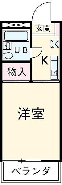 フローレンス秋川の間取り