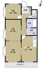 エスポワール六甲の間取り