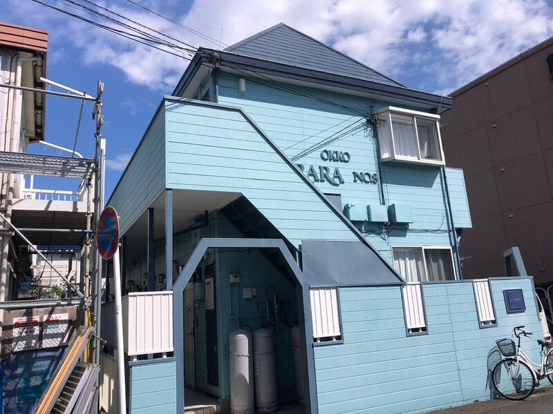海老名市東柏ケ谷２丁目のアパートの外観