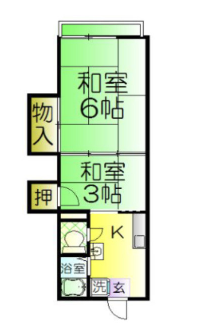 石津マンションの間取り
