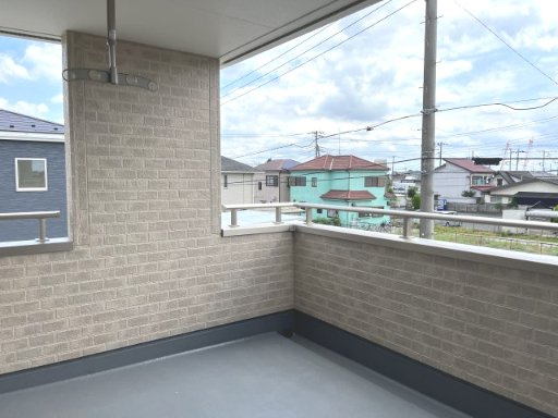 野田市中里３期のバルコニー