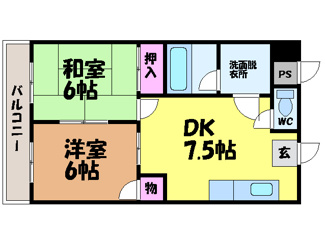 【間取り】 | 第５ゴトービル・