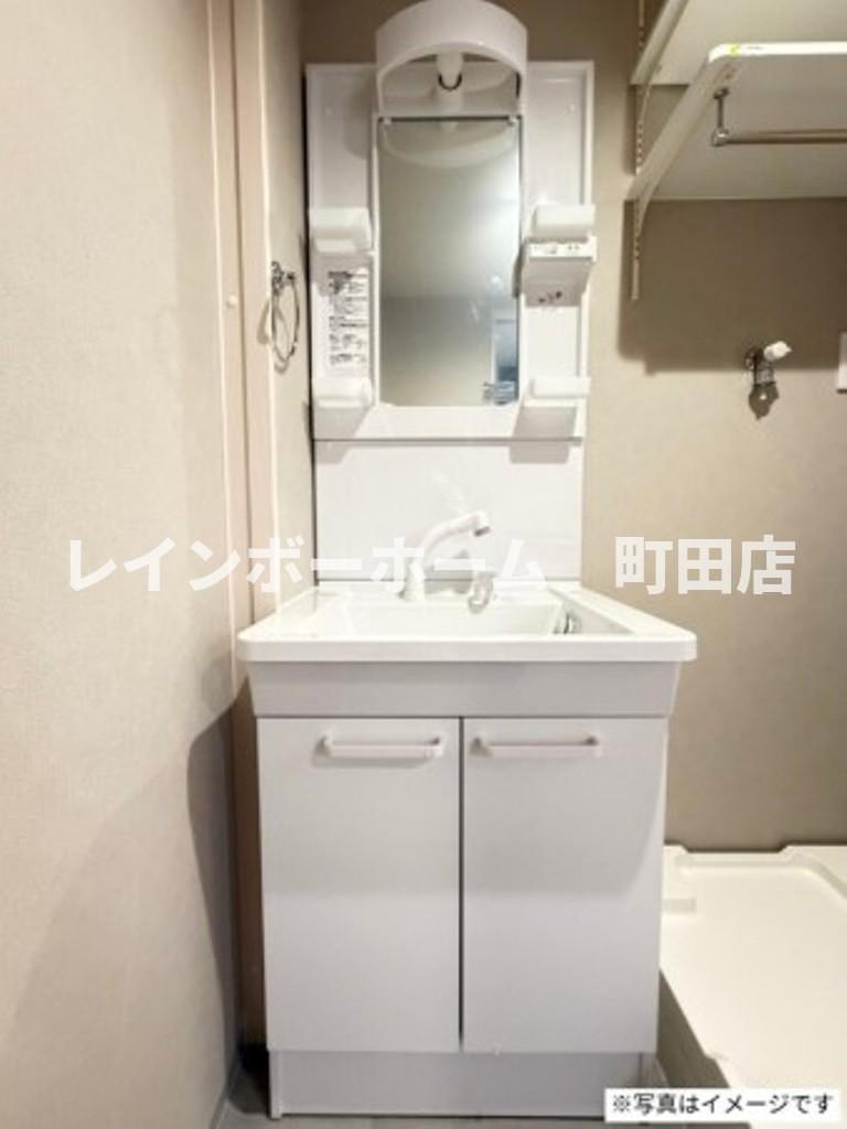 robot home 中央林間※初期費用分割あと払いサービス利用可能物件の洗面所|同施工会社参考写真