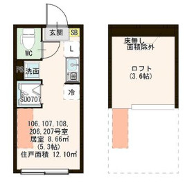 【間取り】 | Azur井荻