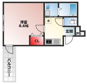 【間取り】 | フジパレス百舌鳥赤畑町Ⅴ番館
