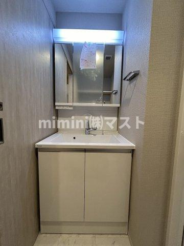 スプランディッド福島WESTの洗面所