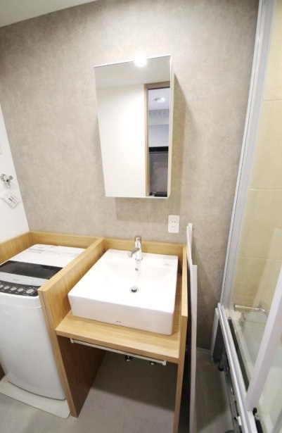 市川市南行徳３丁目の賃貸マンションの洗面所