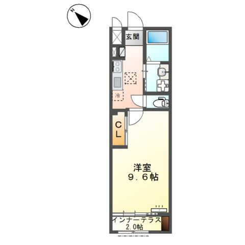 ル・ユウセイ（Le  Yusei）の間取り