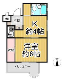 パレラフィネ甲子園口の間取り