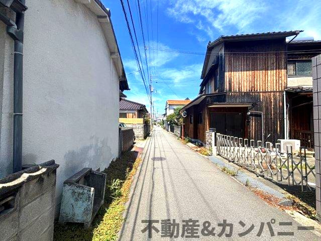 松山市三杉町の売地の前面道路含む現地写真|前面道路含む現地写真です