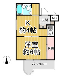 パレラフィネ甲子園口の間取り