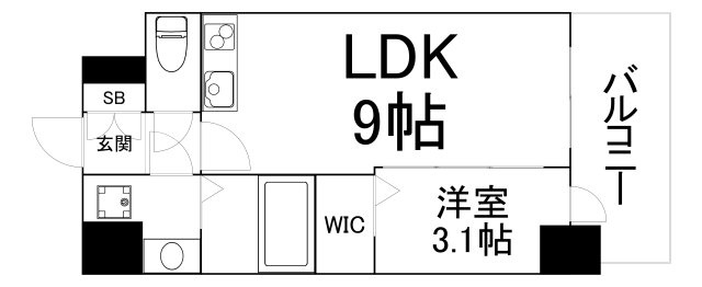 【間取り】 | エスグランデ難波グランツ