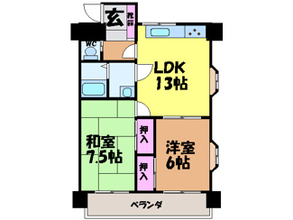 【間取り】 | 第７ゴトービル・