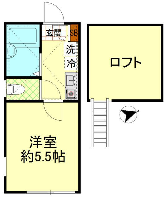 ベルフラッツ元住吉の間取り