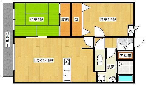 グリーンマンションの間取り