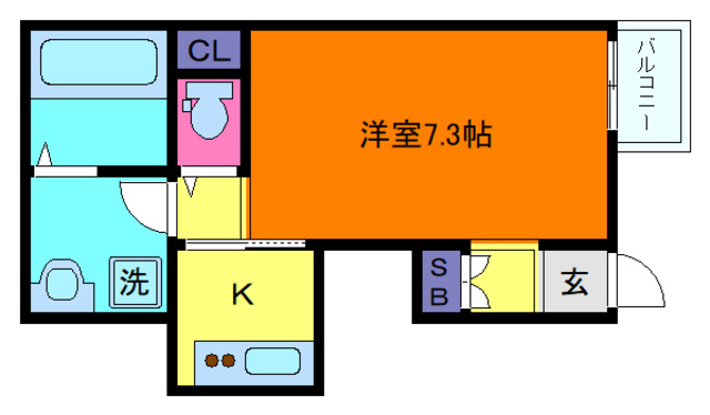 グランメール原田通の間取り