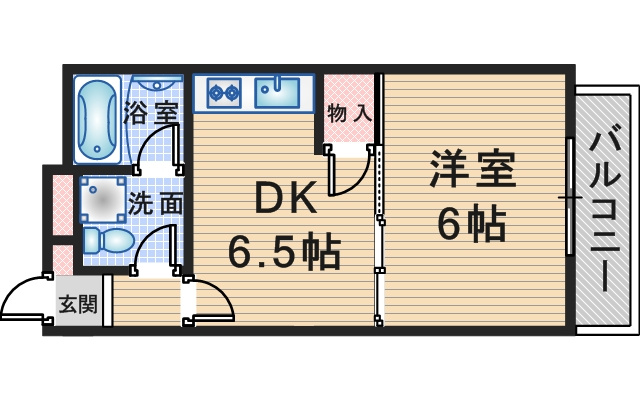 ウインディ蛍池の間取り