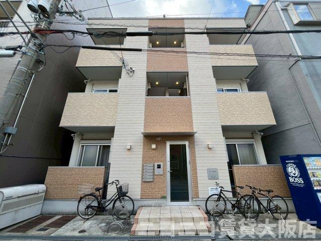 大阪市北区長柄中３丁目のアパートの外観
