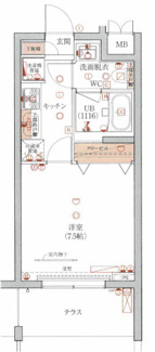 【間取り】 | Rising place 松戸 | 間取りです。