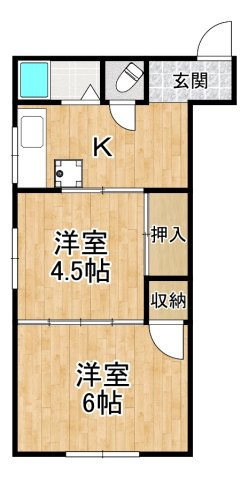 【間取り】 | マンション北野田