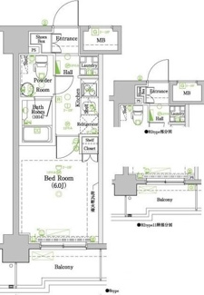 【間取り】 | グラントゥルース門前仲町 | 間取りです。