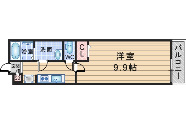 リブリ・曽根ハイムの間取り