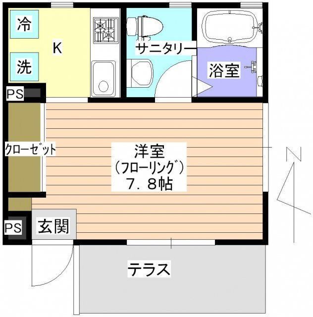ウィステリアⅠの間取り