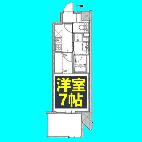 ジュール亀島の間取り