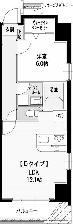 ORANGE PORTEの間取り|間取りです。