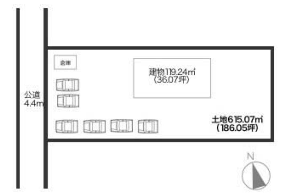 半田市鴉根町３丁目　中古戸建の区画図