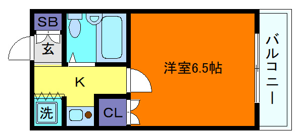 ウエックスマンションの間取り