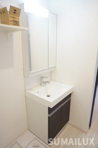 熊本市中央区新大江３丁目のアパートの独立洗面台