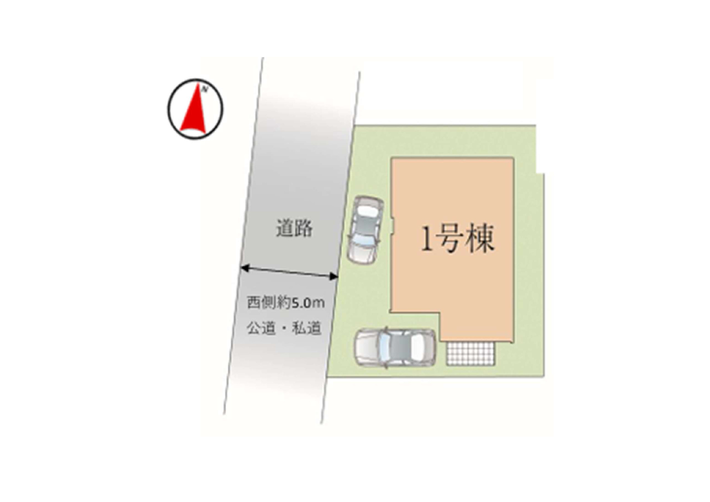 練馬区大泉学園町６丁目新築分譲住宅の区画図