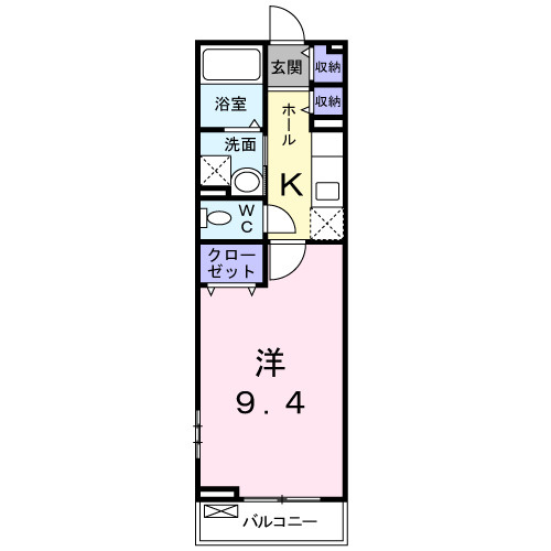 Ｍ－ティアラⅡの間取り
