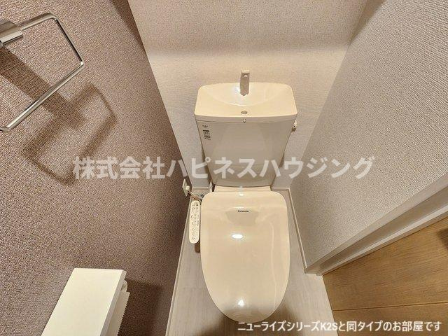 ジェルメ柏Ｄ棟のトイレ