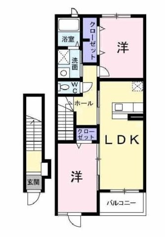 コンソラーレＤの間取り