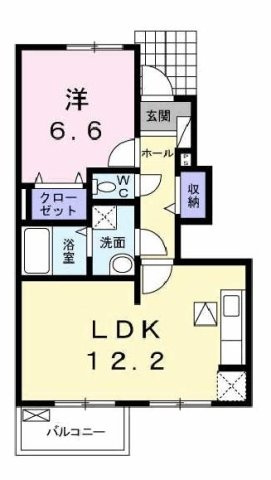アンソレイユの間取り