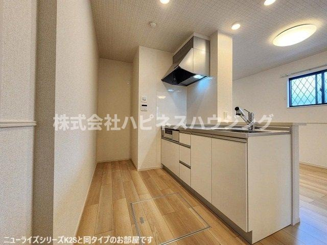ジェルメ柏Ｄ棟のキッチン