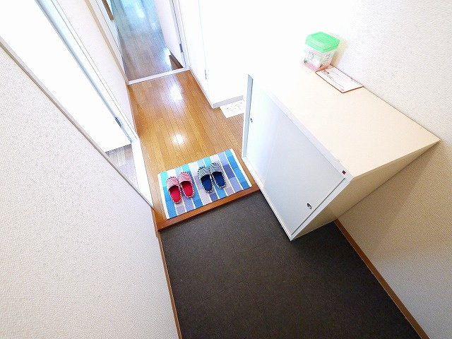 アーバンハイム郡山の玄関|落ち着いた玄関です