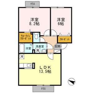 ドミール旭の間取り