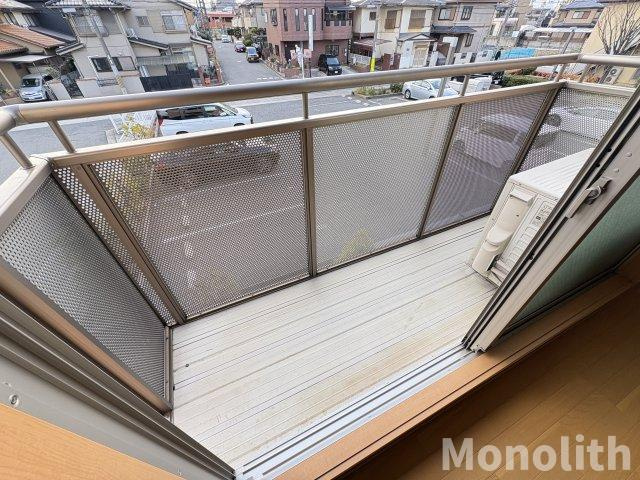 ドミール旭のバルコニー