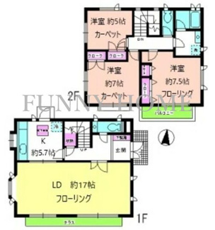 【間取り】 | 駒沢1-2ハウス