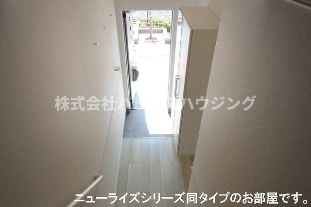 ジェルメ柏Ｂ棟の玄関
