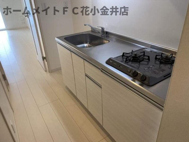 【キッチン】 | リブリ・Y's諏訪町 | コンパクトなキッチンで掃除もラクラク