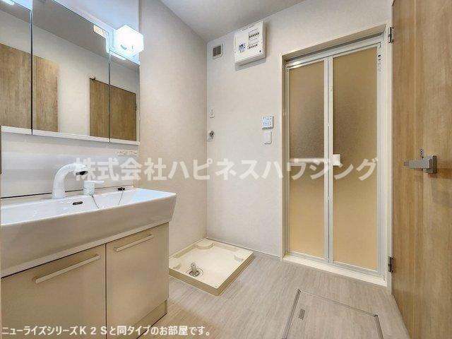 ジェルメ柏Ｂ棟の洗面所