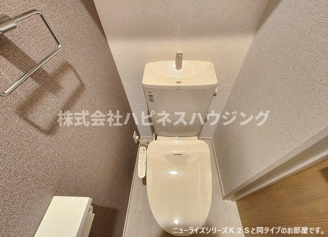 ジェルメ柏Ｂ棟のトイレ