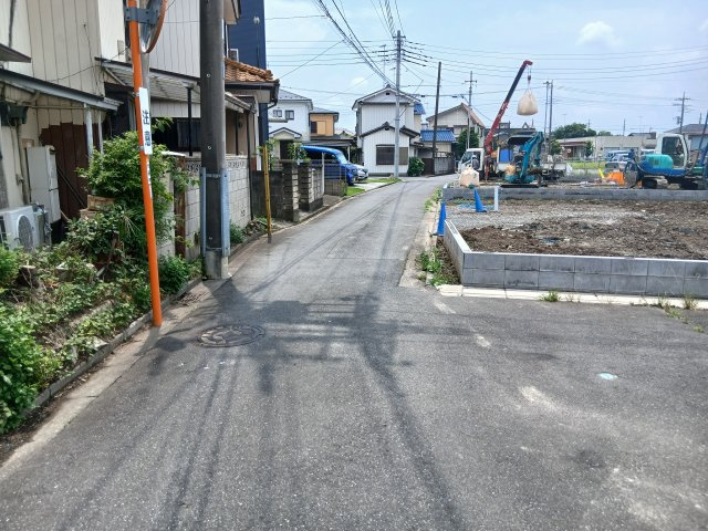 行田市旭町　の前面道路含む現地写真|現地前面道路（2026年07月17日）撮影