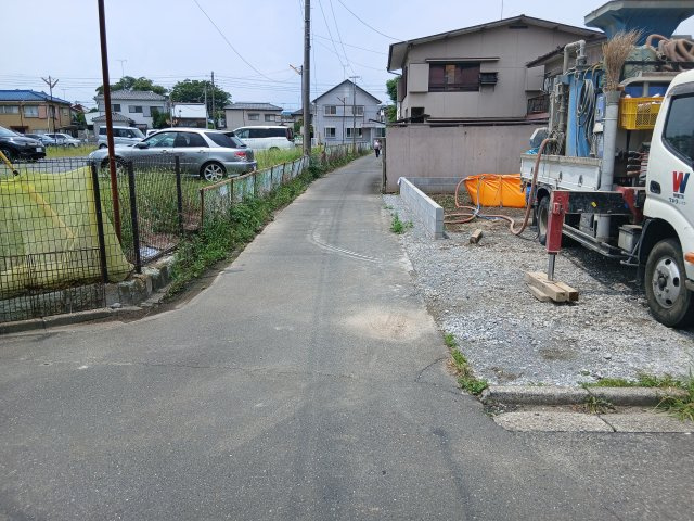 行田市旭町　の前面道路含む現地写真|現地前面道路（2026年07月17日）撮影