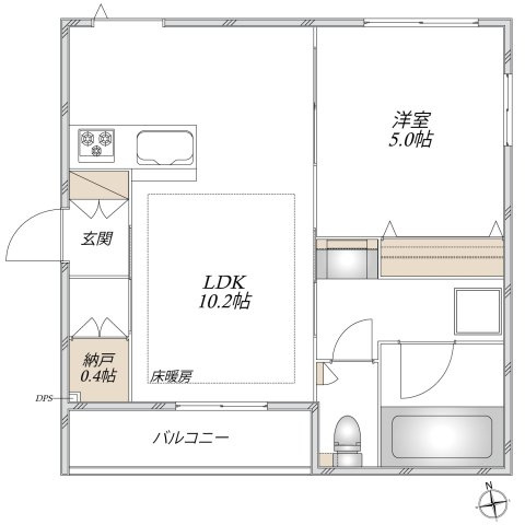（仮称）玉川台１丁目メゾンの間取り