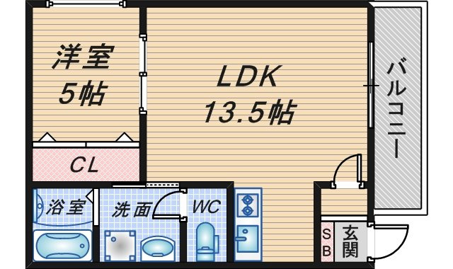 Residence Court 豊中末広町の間取り